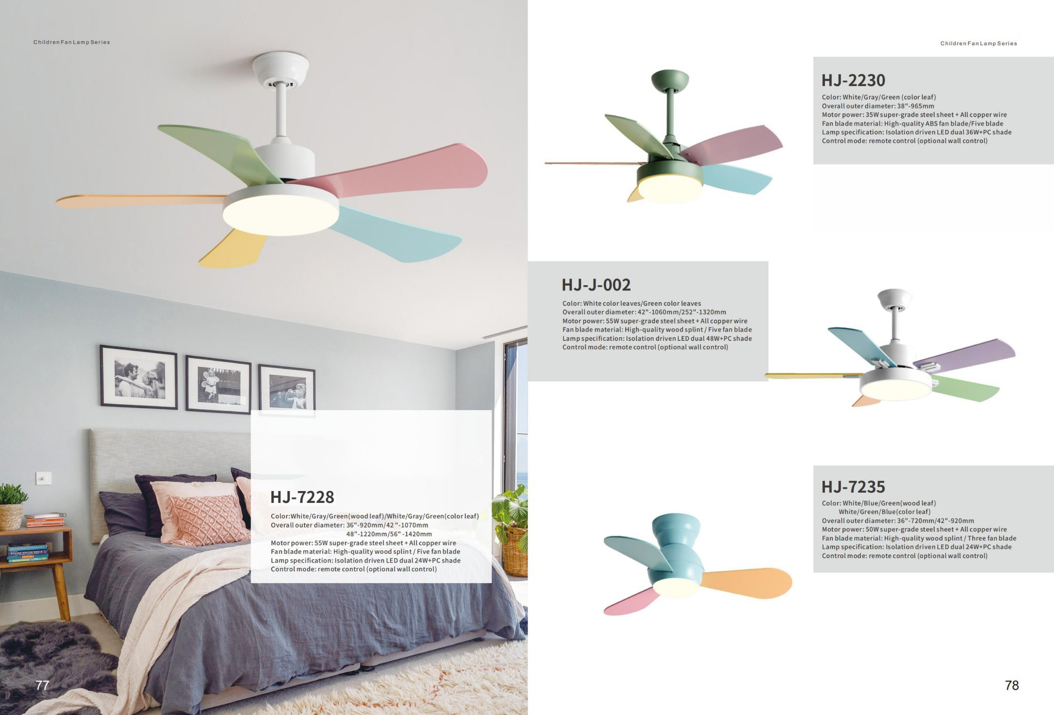 Children's Fan Light Series - Ceiling Fans | CHEERFUL Kenya image 5 detail view