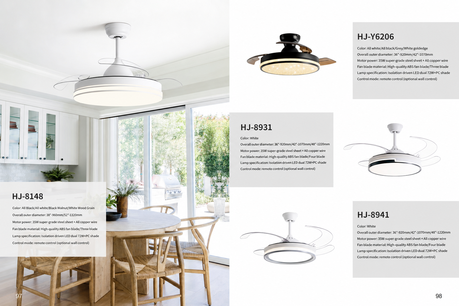 Invisible Fan Light Series - Ceiling Fans | CHEERFUL Kenya detail view
