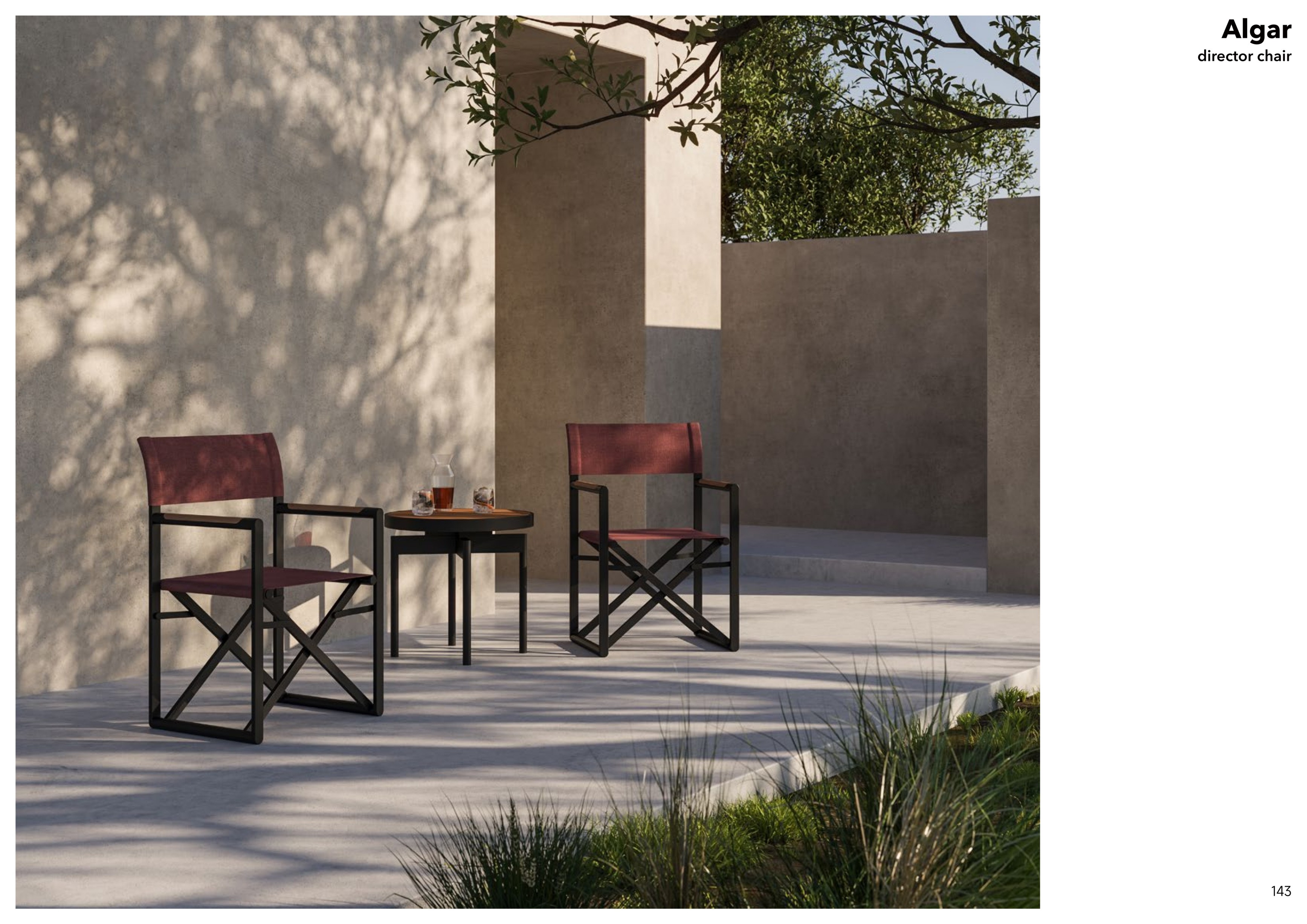 Algar director chair - Indoor and Outdoor Furniture | CHEERFUL Kenya detail view