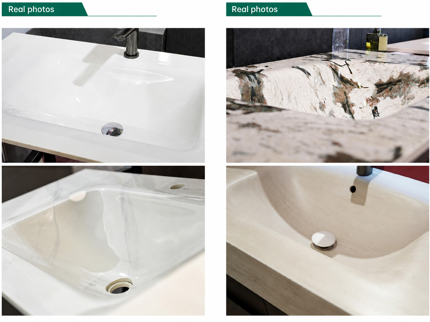 Sintered stone hot-bent integrated washbasin - Sanitary Ware | CHEERFUL Kenya image 6 detail view