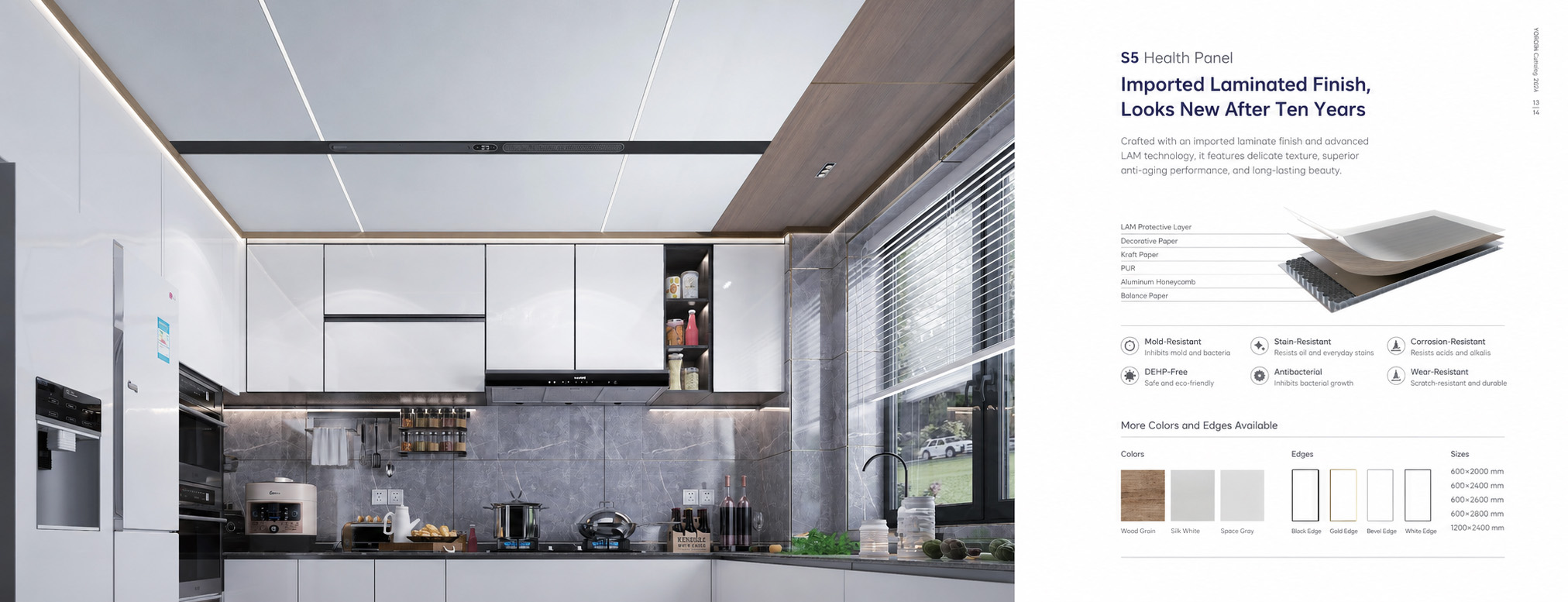 Aluminum Alloy Honeycomb Structure Ceiling - Panels / Coating | CHEERFUL Kenya detail view