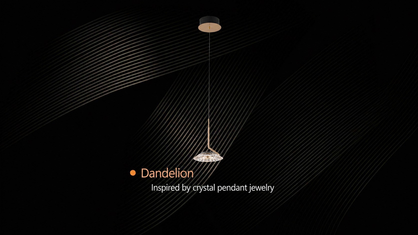 Dandelion Crystal Lamp Series - Lighting Fixtures | CHEERFUL Kenya detail view