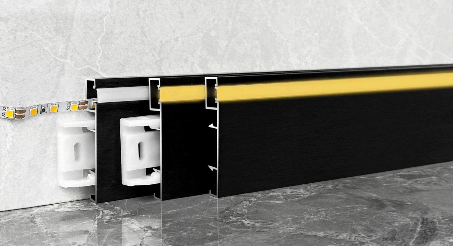 Skirting line series - buckle light strip style - Flooring | CHEERFUL Kenya image 3