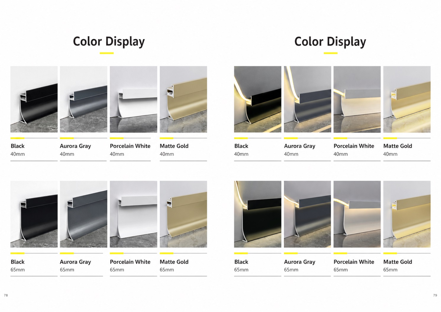 Skirting line series - buckle light strip style - Flooring | CHEERFUL Kenya image 8 detail view