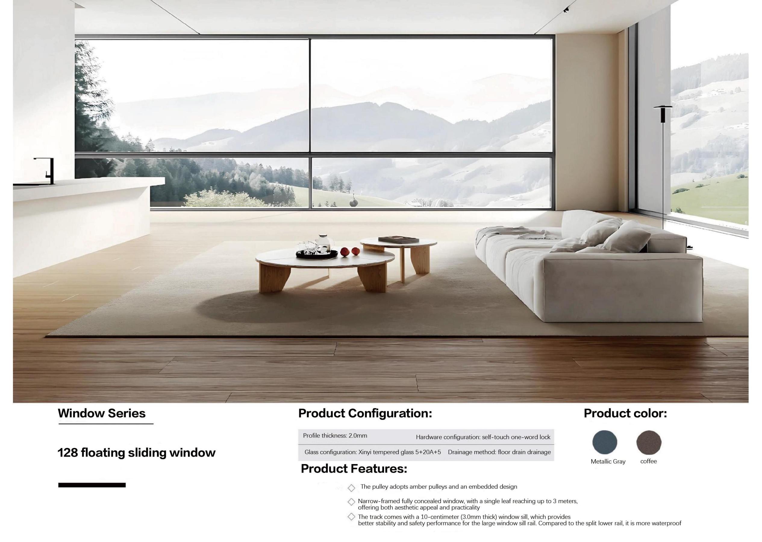 128 floating sliding window - Door/Window | CHEERFUL Kenya detail view